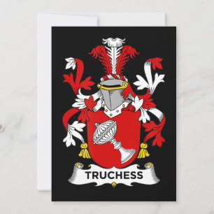 Schachliebhaber Truchess Wappen - Familienwappen Dankeskarte