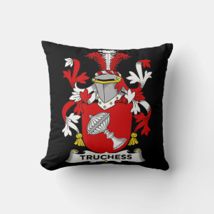 Schachliebhaber Truchess Wappen - Familienwappen Kissen