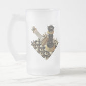 SchachManiac Mattglas Bierglas (Links)