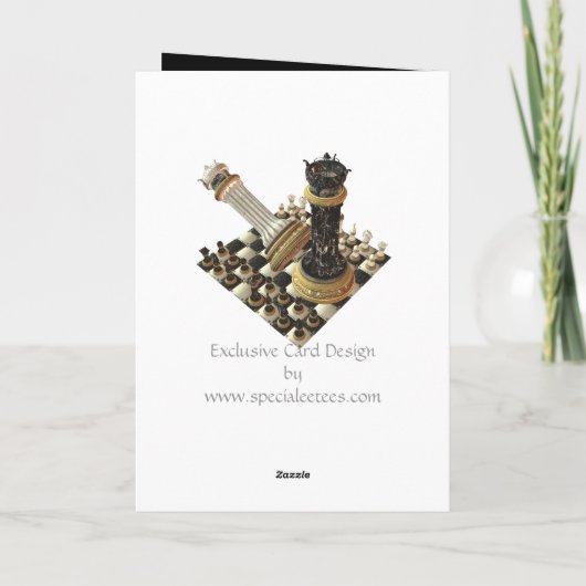 Schachmaniacs Karte (Rückseite)