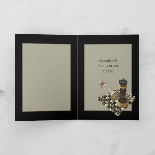 Schachmaniacs Karte (Innenseite)