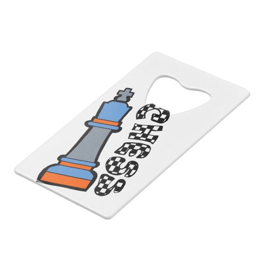 Schachmänner Geldbeutel Flaschenöffner (Rückseite Schrägansicht)