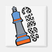 Schachmänner Magnet (Vorne)