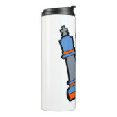 Schachmänner Thermosbecher (Nach links gedreht)