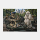 Schachmatt im Central Park Fußmatte (Vorderseite)