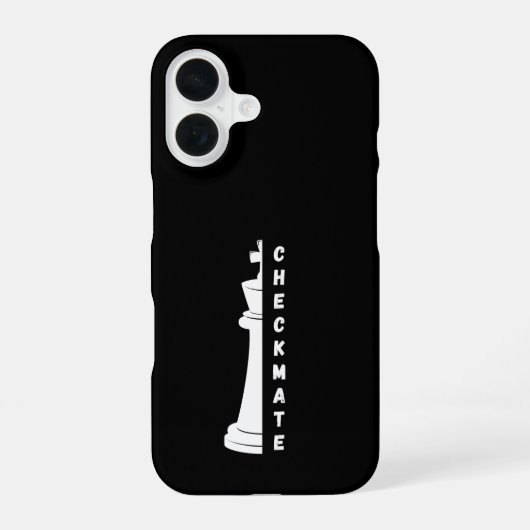 Schachmatt iPhone 16 Hülle (Rückseite)