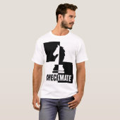 Schachmatt Schach Springer T-Shirt (Vorne ganz)