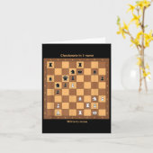 Schachmatt, spielen Sie einfach Schachzettel Graph Karte (Gelbe Blume)