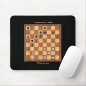Schachmatt, spielen Sie einfach Schachzettel Graph Mousepad (Mit Mouse)