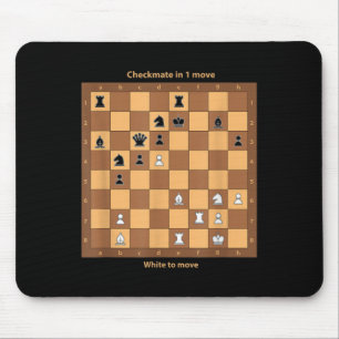 Schachmatt, spielen Sie einfach Schachzettel Graph Mousepad