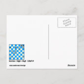 Schachmatte in 2 Rätsel #5 Postkarte (Rückseite)