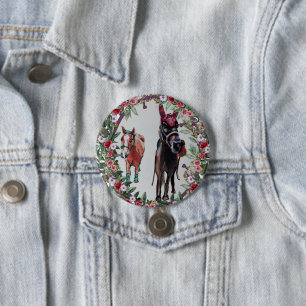 Schachmatte Rose Button