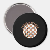 Schachmatten Magnet (Vorderseite/Rückseite)