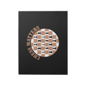 Schachmatten Notizblock (Rotiert)