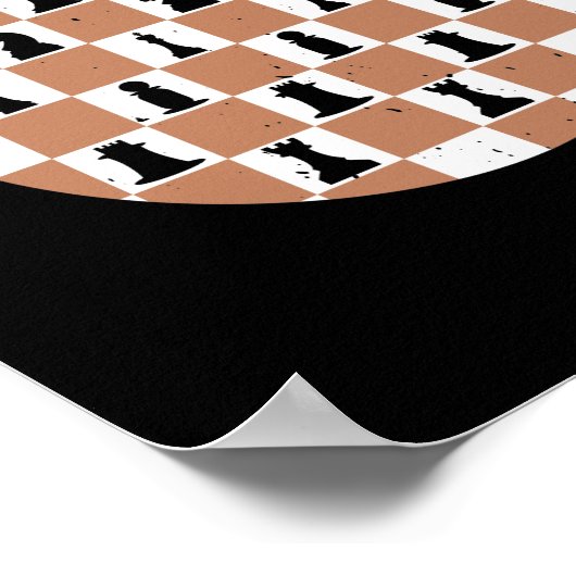 Schachmatten Poster (Ecke)