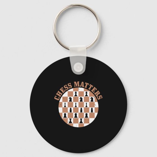 Schachmatten Schlüsselanhänger (Vorderseite)