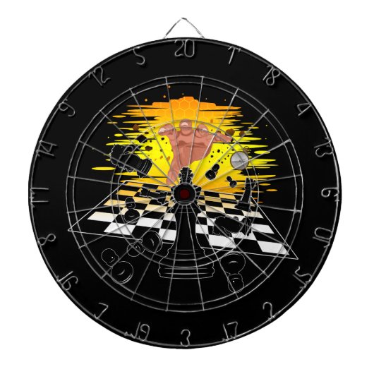 Schachmeister Dartscheibe (vorne)