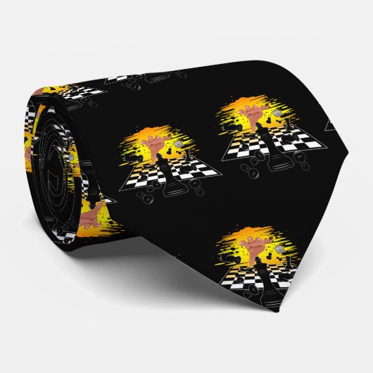 Schachmeister Krawatte (Gerollt)