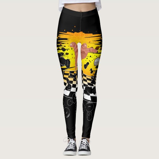 Schachmeister Leggings (Vorderseite)