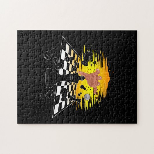 Schachmeister Puzzle (Horizontal)