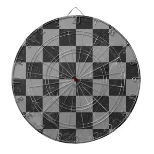 Schachmuster Dartscheibe