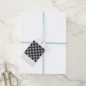 Schachmuster Geschenkanhänger (Mit Garn)