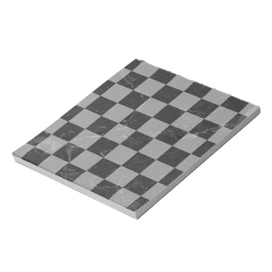 Schachmuster Notizblock (Rotiert)