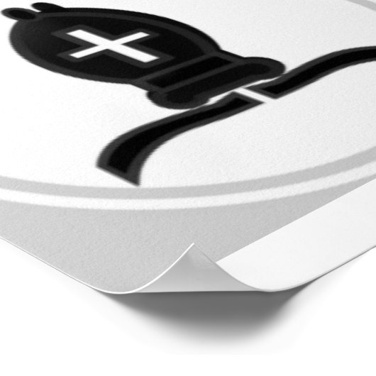 Schachmuster Poster (Ecke)