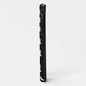 Schachmuster - Schwarz-Weiß Case-Mate iPhone Hülle (Hinten/Links)