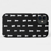 Schachmuster - Schwarz-Weiß Case-Mate iPhone Hülle (Rückseite (Horizontal))