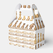 Schachpapier Geschenkschachtel (Rückseite)