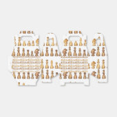 Schachpapier Geschenkschachtel (Ungefaltet)