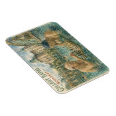 Schachpartie Gellert-Bäder Budapest Ungarn Magnet (Rechte Seite)
