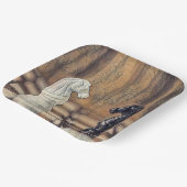 Schachpartie Schachbrett Pappteller (Gewinkelt)