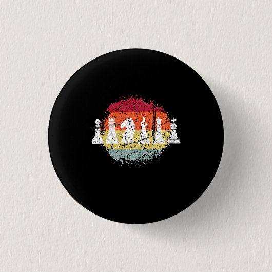 Schachpartien Button (Vorderseite)