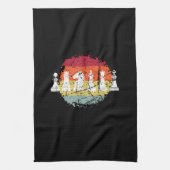 Schachpartien Geschirrtuch (Vertikal)