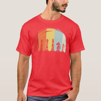 Schachpartien Retro T-Shirt
