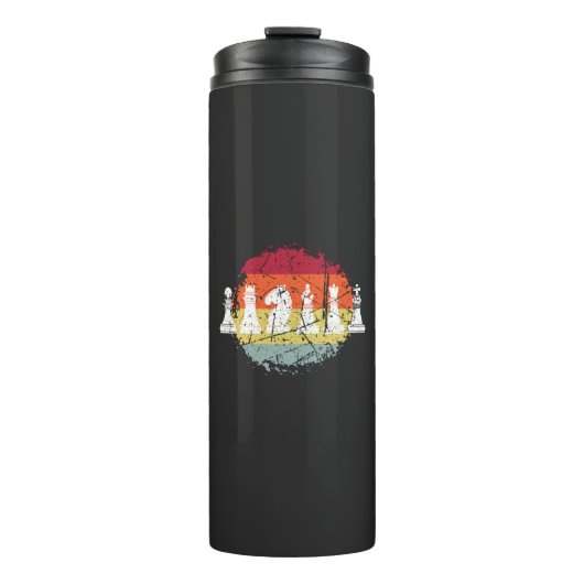 Schachpartien Thermosbecher (Vorderseite)