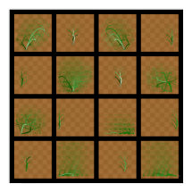 Schachpartien, verglichen (grüne Linien)