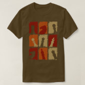 Schachpartitur Retro 2 T-Shirt (Design vorne)