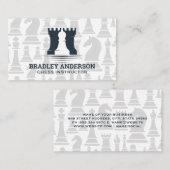 Schachpartituren | Burgen und Mauern Visitenkarte (Vorne/Hinten)