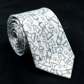 Schachpartituren Krawatte