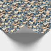 Schachpartituren Moderne Minimalistisch Geometrisc Geschenkpapier (Ecke)