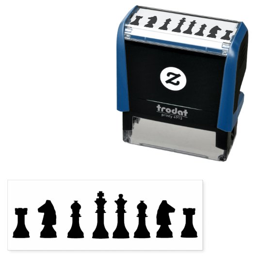 Schachpartituren Permastempel (Beispiel)
