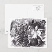 Schachpartituren Postkarte (Vorne/Hinten)