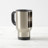 Schachpartituren Reisebecher (Vorderseite Links)