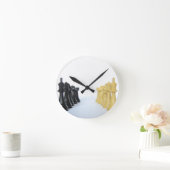 Schachpassch Runde Wanduhr (Zuhause)