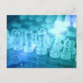 Schachpasskarte Postkarte (Vorderseite)