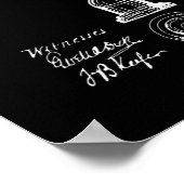 Schachpatentposter Poster (Ecke)