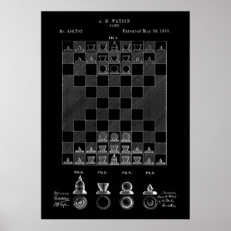 Schachpatentposter Poster